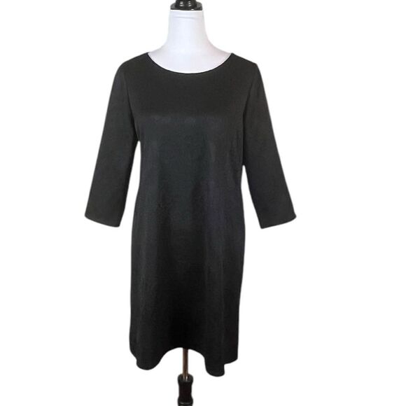 MSK Women’s Black Shift 3/4 Sleeve Dress, Size PL, NWT - Picture 1 of 7